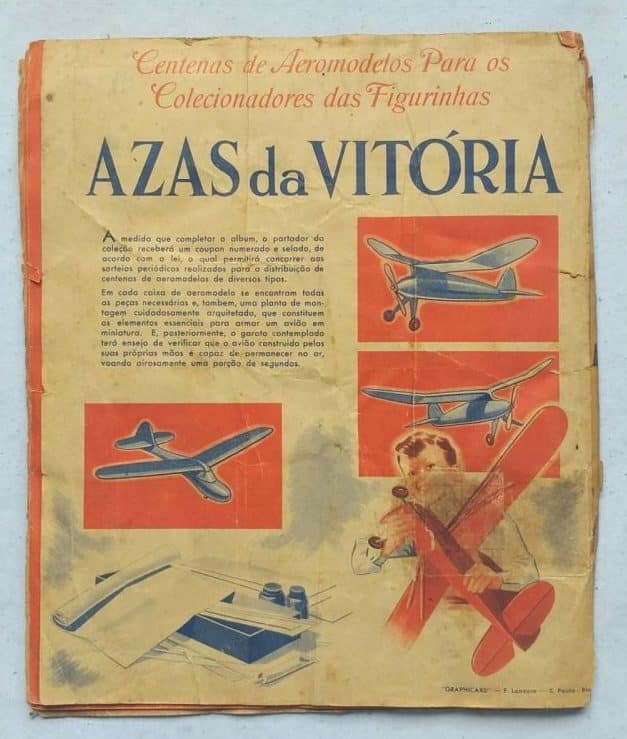 | Casa do Colecionador Álbum de Figurinhas - Azas da Vitória (Chocolates Lacta) 1944 (Completo)