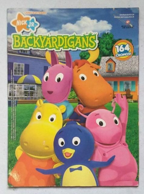 | Casa do Colecionador Álbum de Figurinhas - Backyardigans (Incompleto com 146 fig coladas + 10 fig para colar) 2007 - Faltam apenas 8 figurinhas