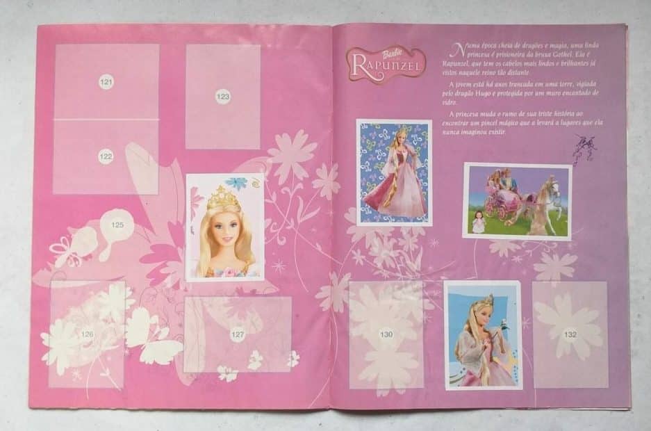 | Casa do Colecionador Álbum de Figurinhas - Barbie (Incompleto com 43 fig coladas) 2006