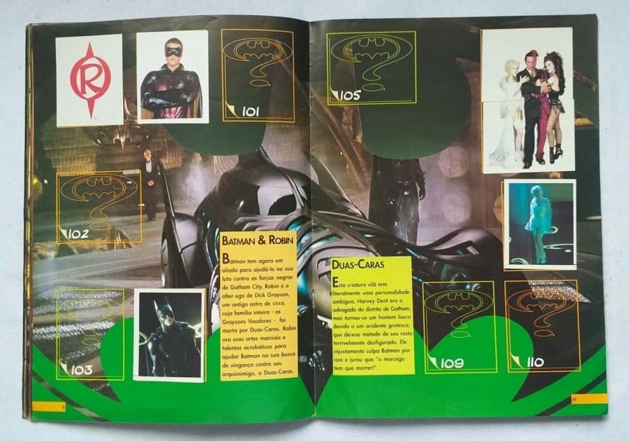 | Casa do Colecionador Álbum de Figurinhas - Batman Forever (Incompleto com 210 fig coladas) 1995