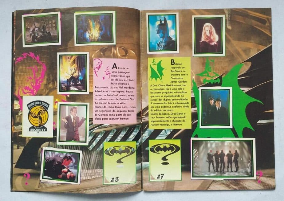 | Casa do Colecionador Álbum de Figurinhas - Batman Forever (Incompleto com 210 fig coladas) 1995