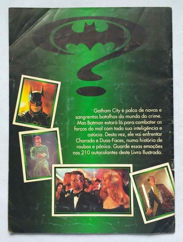 | Casa do Colecionador Álbum de Figurinhas - Batman Forever (Incompleto com 210 fig coladas) 1995