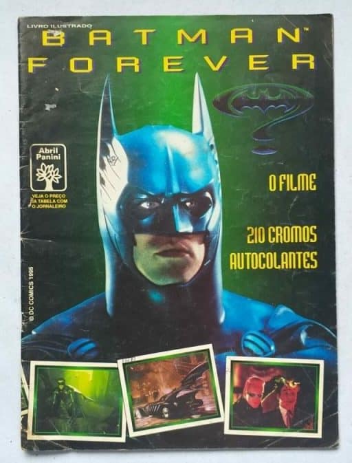 | Casa do Colecionador Álbum de Figurinhas - Batman Forever (Incompleto com 210 fig coladas) 1995