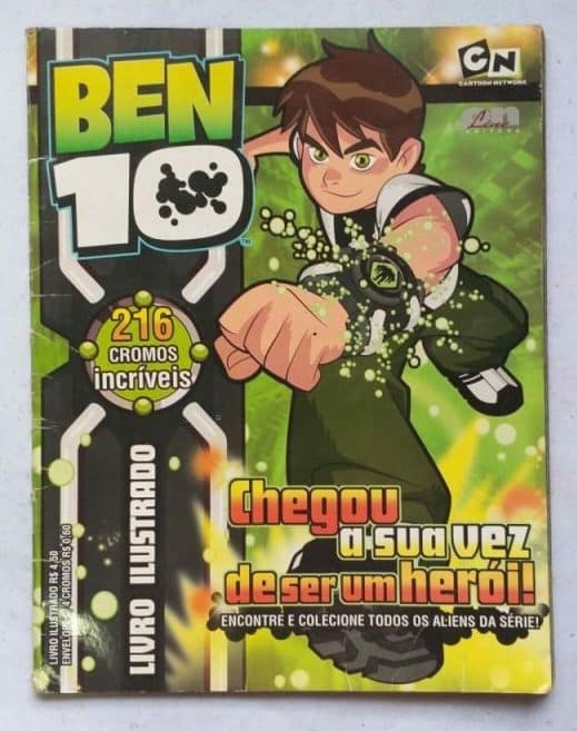 | Casa do Colecionador Álbum de Figurinhas - Ben 10 (Incompleto com 201 fig coladas - SUCATA) 2007