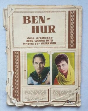 Álbum de Figurinhas - Ben-Hur (Incompleto com 207 fig coladas - SUCATA) 1959