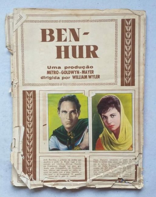 | Casa do Colecionador Álbum de Figurinhas - Ben-Hur (Incompleto com 207 fig coladas - SUCATA) 1959