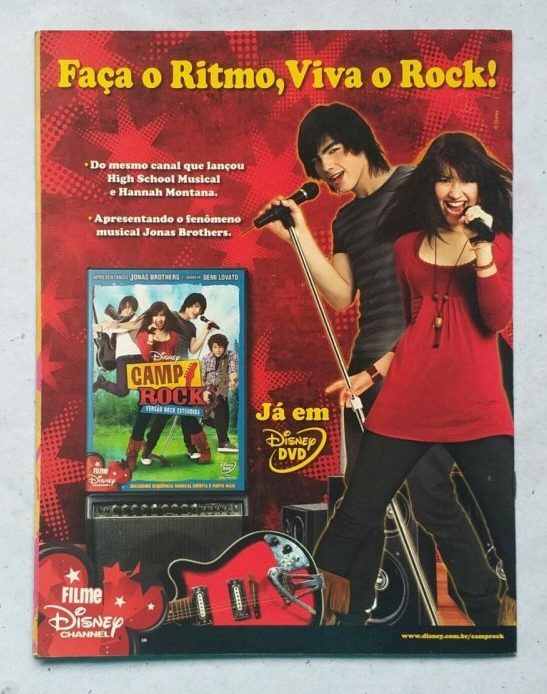 | Casa do Colecionador Álbum de Figurinhas - Camp Rock (Incompleto com 3 fig coladas) 2008