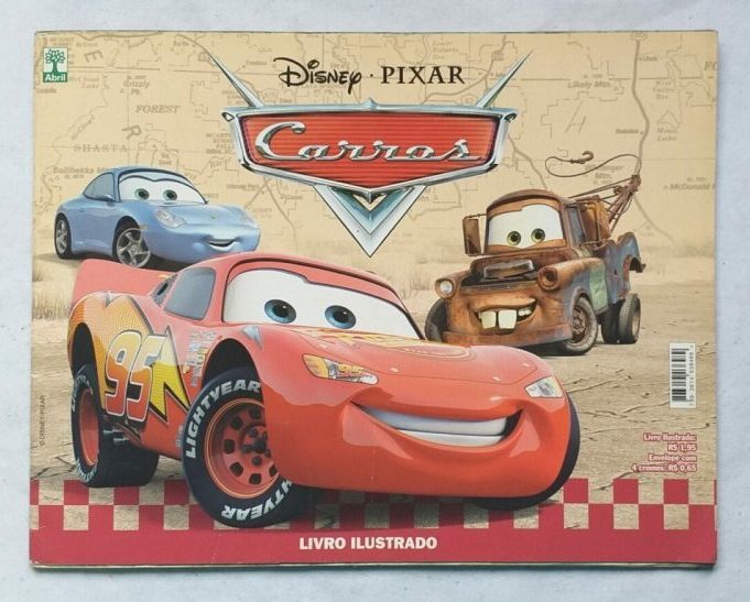 | Casa do Colecionador Álbum de Figurinhas - Carros - Disney - Pixar (Incompleto com 79 fig coladas) 2006