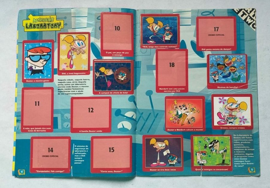 | Casa do Colecionador Álbum de Figurinhas - Cartoon Network (Incompleto com 116 fig coladas - SUCATA) 2002