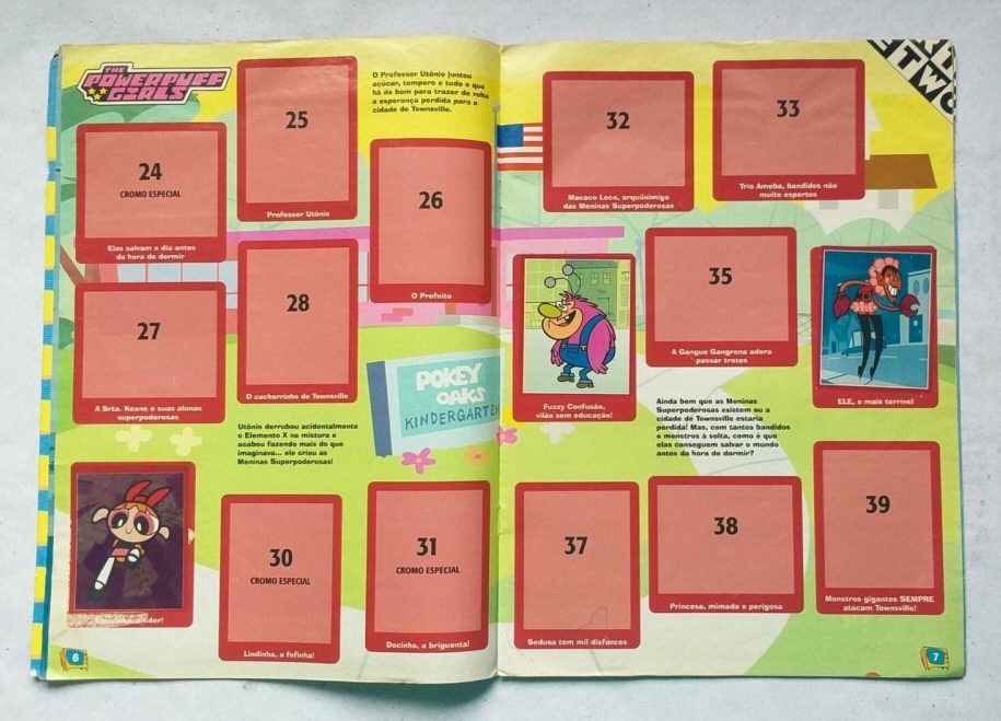 | Casa do Colecionador Álbum de Figurinhas - Cartoon Network (Incompleto com 16 fig coladas) 2002