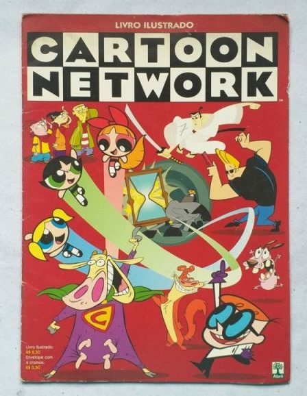 | Casa do Colecionador Álbum de Figurinhas - Cartoon Network (Incompleto com 16 fig coladas) 2002
