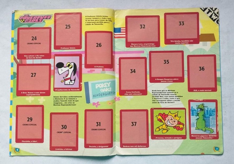 | Casa do Colecionador Álbum de Figurinhas - Cartoon Network (Incompleto com 8 fig coladas) 2002