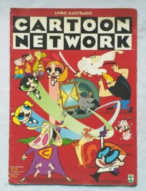 Álbum de Figurinhas - Cartoon Network (Incompleto com 8 fig coladas) 2002