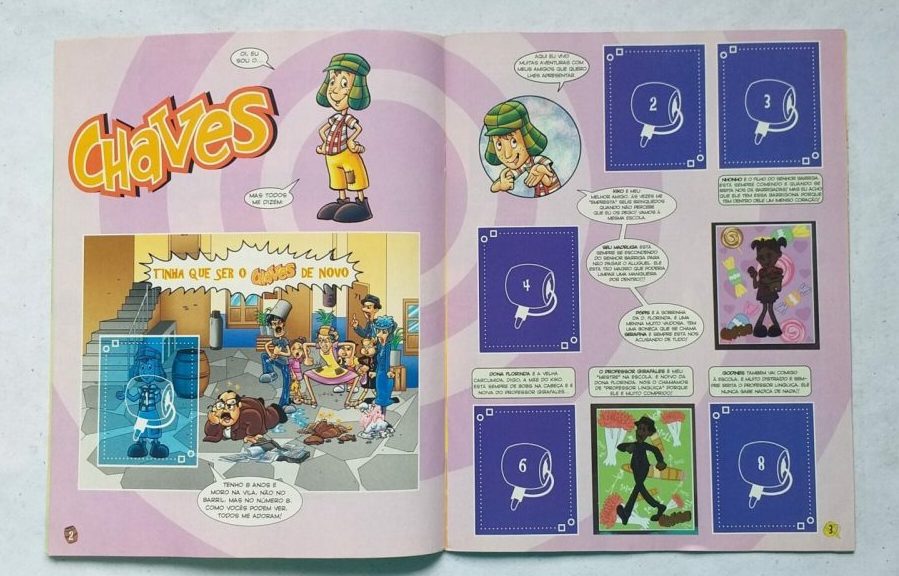 | Casa do Colecionador Álbum de Figurinhas - Chaves (Incompleto com 22 fig coladas) 2006