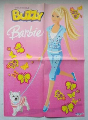 Álbum de Figurinhas - Chicle de Bola Buzzy - Barbie (Vazio) - 2008