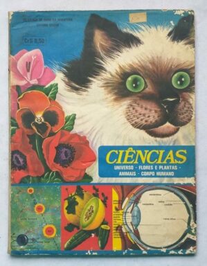 Álbum de Figurinhas - Ciências (Incompleto com 231 fig coladas - SUCATA) 1975