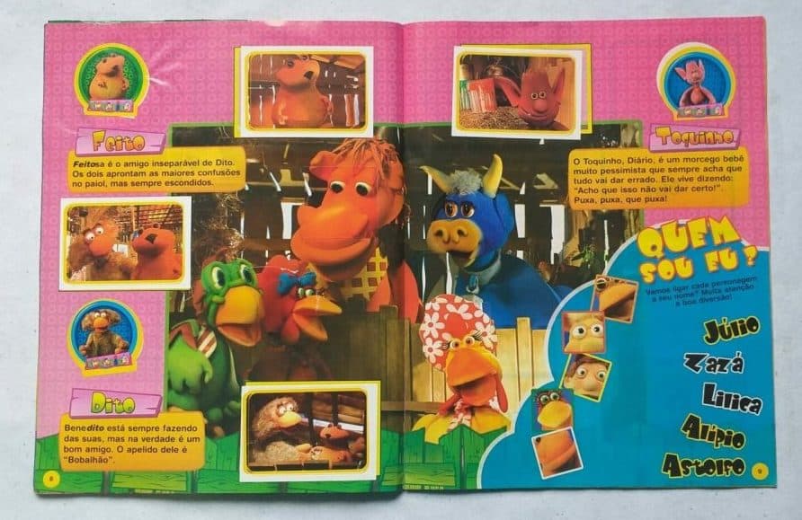 | Casa do Colecionador Álbum de Figurinhas - Cocoricó - O Diário de Júlio (Incompleto com 138 fig coladas) 2007