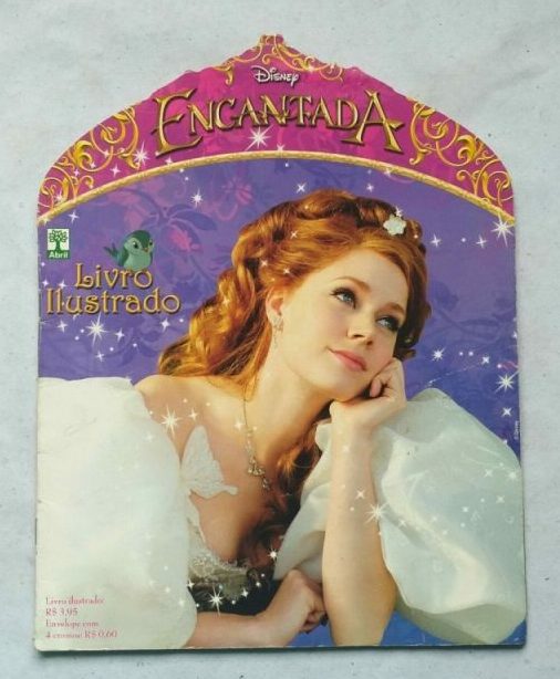 | Casa do Colecionador Álbum de Figurinhas - Encantada - Disney (Incompleto com 4 fig coladas) 2007