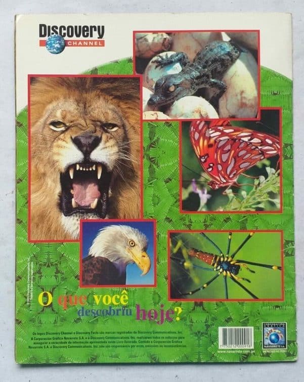 | Casa do Colecionador Álbum de Figurinhas - Explorando o Reino Animal - Discovery Channel (Completo) 2004