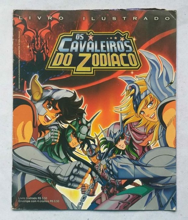 | Casa do Colecionador Álbum de Figurinhas - Os Cavaleiros do Zodíaco (Incompleto com 119 fig coladas - SUCATA) 2004
