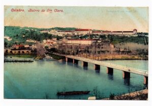 Cartao Postal Antigo - Portugal - Coimbra - Bairro de Santa Clara - Anos 1900