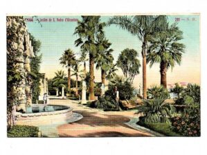 Cartao Postal Antigo - Portugal - Lisboa - Jardim de São Pedro d´Alcantara - Anos 1910