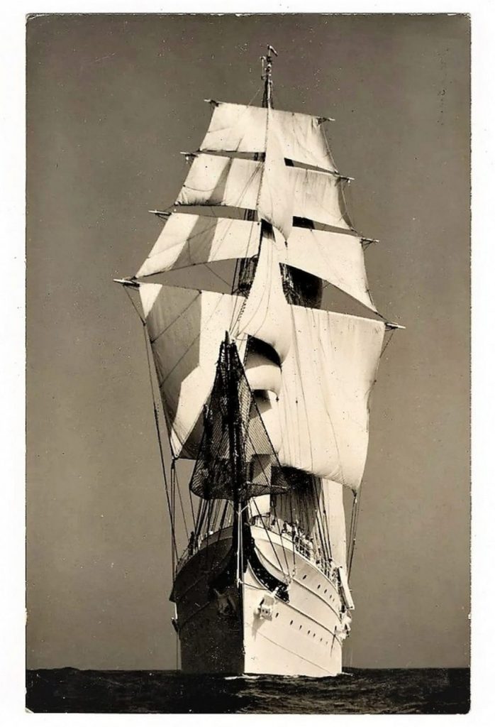 | Casa do Colecionador Cartao Postal Fotografico Navio Escola Juan Sebastian Elcano - Espanha
