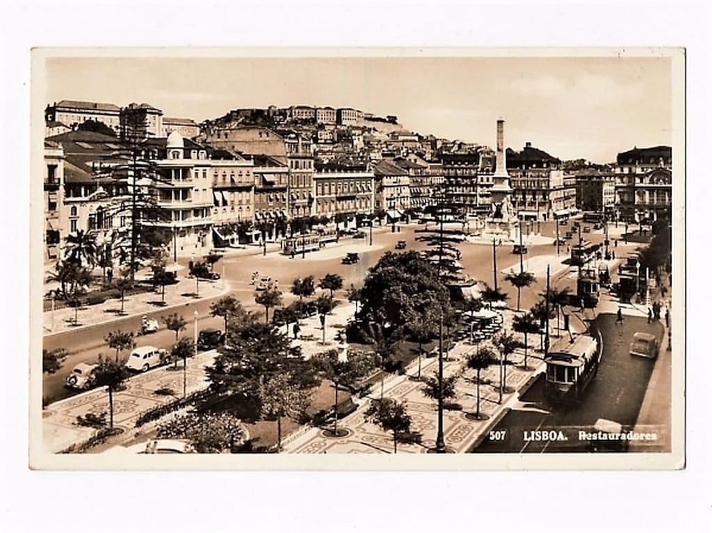 | Casa do Colecionador Cartao Postal Fotografico - Restauradores - Lisboa - Portugal - Anos 60