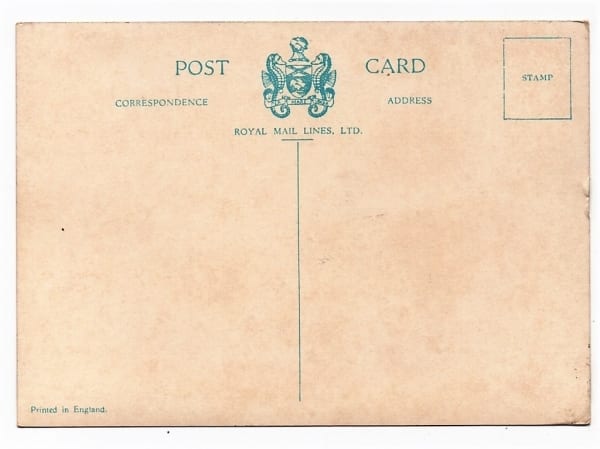 | Casa do Colecionador Cartão Postal Navio RMS Alcantara - Royal Mail Lines - Anos 50