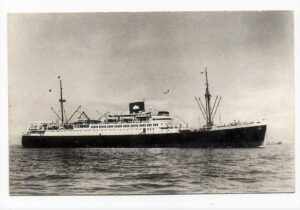 Cartão Postal Navio Ruys - Royal Interocean Lines- Anos 50