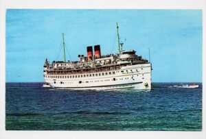 Cartão Postal Navio SS North American - The Georgian Bay Line - Anos 60 ( 2 )
