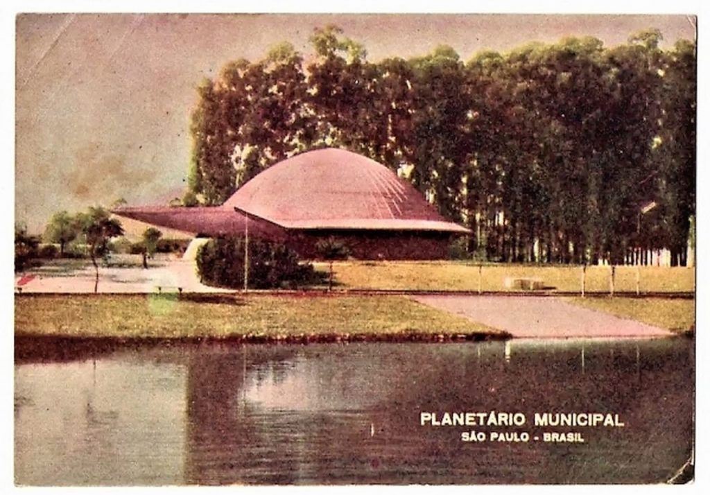 | Casa do Colecionador Cartao Postal Tipografico - Planetario Municipal - São Paulo - SP - Anos 50