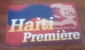 Cartão Pre pago Haiti Premiere / Bandeira 7,5€
