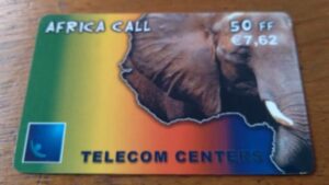 Cartao Pre Telecom Centers Africa Call / Elefante50 ff