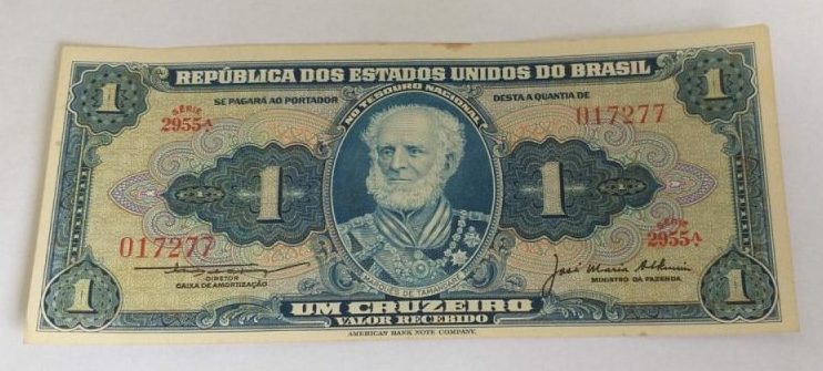 | Casa do Colecionador Cédula C012 - 1 Cruzeiro (MBC) - Ano 1956