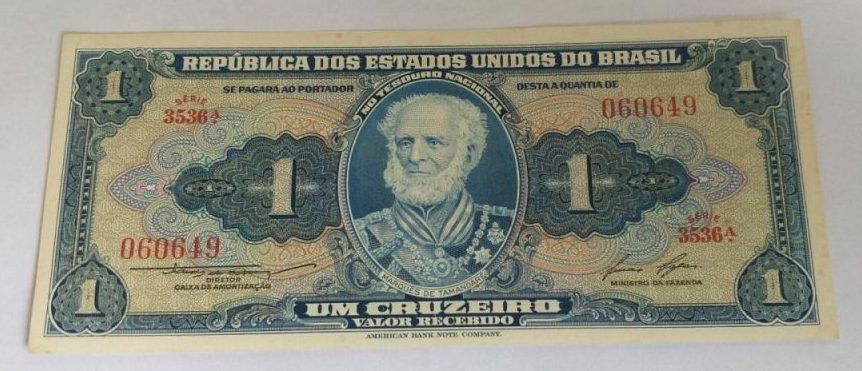 | Casa do Colecionador Cédula C013 - 1 Cruzeiro (FE) - Ano 1958