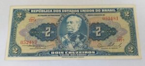 Cédula C015 - 2 Cruzeiros (FE) - Ano 1954