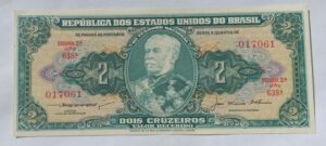 Cédula C063 - 2 Cruzeiros (FE) - Ano 1956