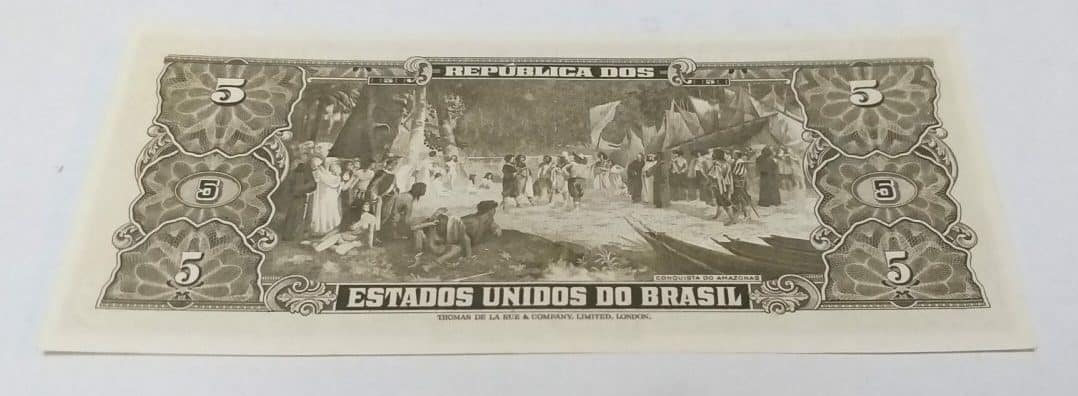 | Casa do Colecionador Cédula C068 - 5 Cruzeiros (FE) - Ano 1956