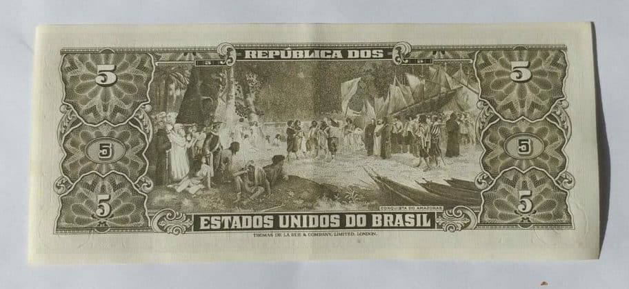 | Casa do Colecionador Cédula C073 - 5 Cruzeiros (Sob) - Ano 1964