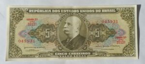 Cédula C073 - 5 Cruzeiros (Sob) - Ano 1964