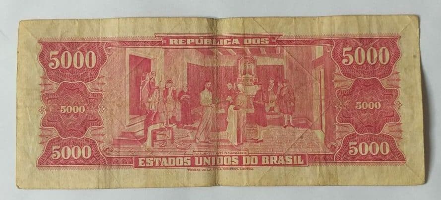 | Casa do Colecionador Cédula C110 - 1.000 Cruzeiros (BC/MBC) - Ano 1965