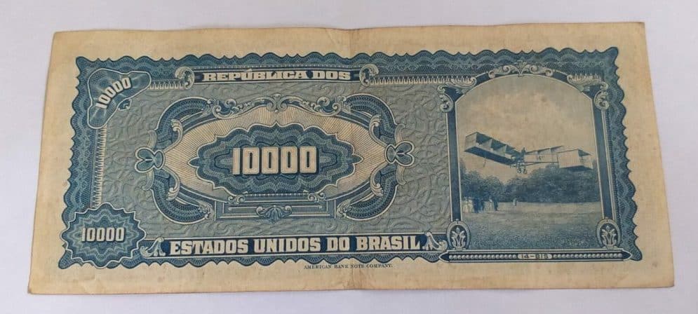 | Casa do Colecionador Cédula C124a - 10 Cruzeiros Novos (MBC) - Ano 1966 (cópia)