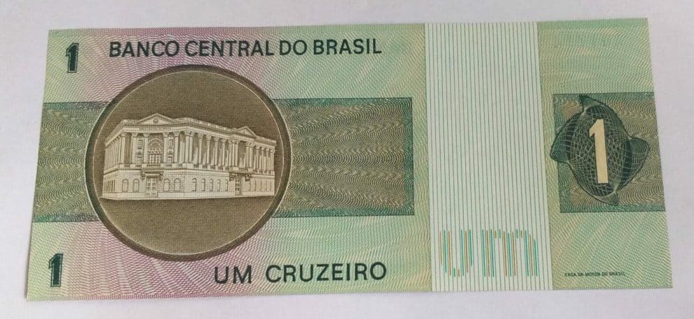 | Casa do Colecionador Cédula C129 - 1 Cruzeiro (Sob/Fe) - Ano 1970