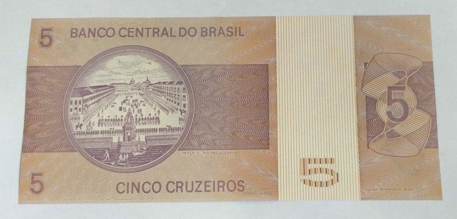 | Casa do Colecionador Cédula C135 - 5 Cruzeiros (Sob) - Ano 1974