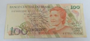 Cédula C207 - 100 Cruzados Novos (Sob) - Ano 1989