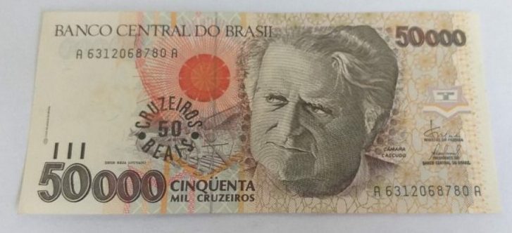 | Casa do Colecionador Cédula C234 - 50 Cruzeiros Reais (FE) - Ano 1993