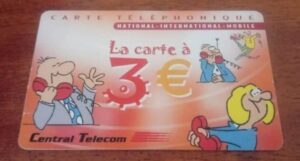 Ct França Central Telecom/ lá Carte 3 € / Desenhos