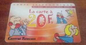 Ct França Central Telecom/ lá Carte a 20 f / Desenhos