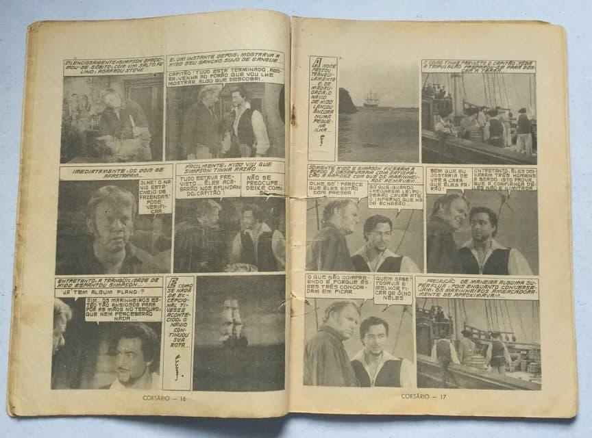 | Casa do Colecionador Foto-Star Corsários Nº 03 - O Tesouro do Cap. Kid (Editormex-Ediex) 1964